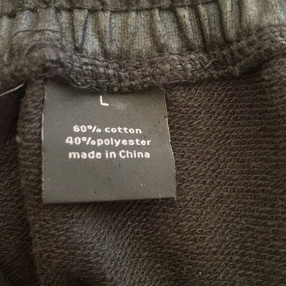 Sean John Black Wax Coated Men’s Joggers